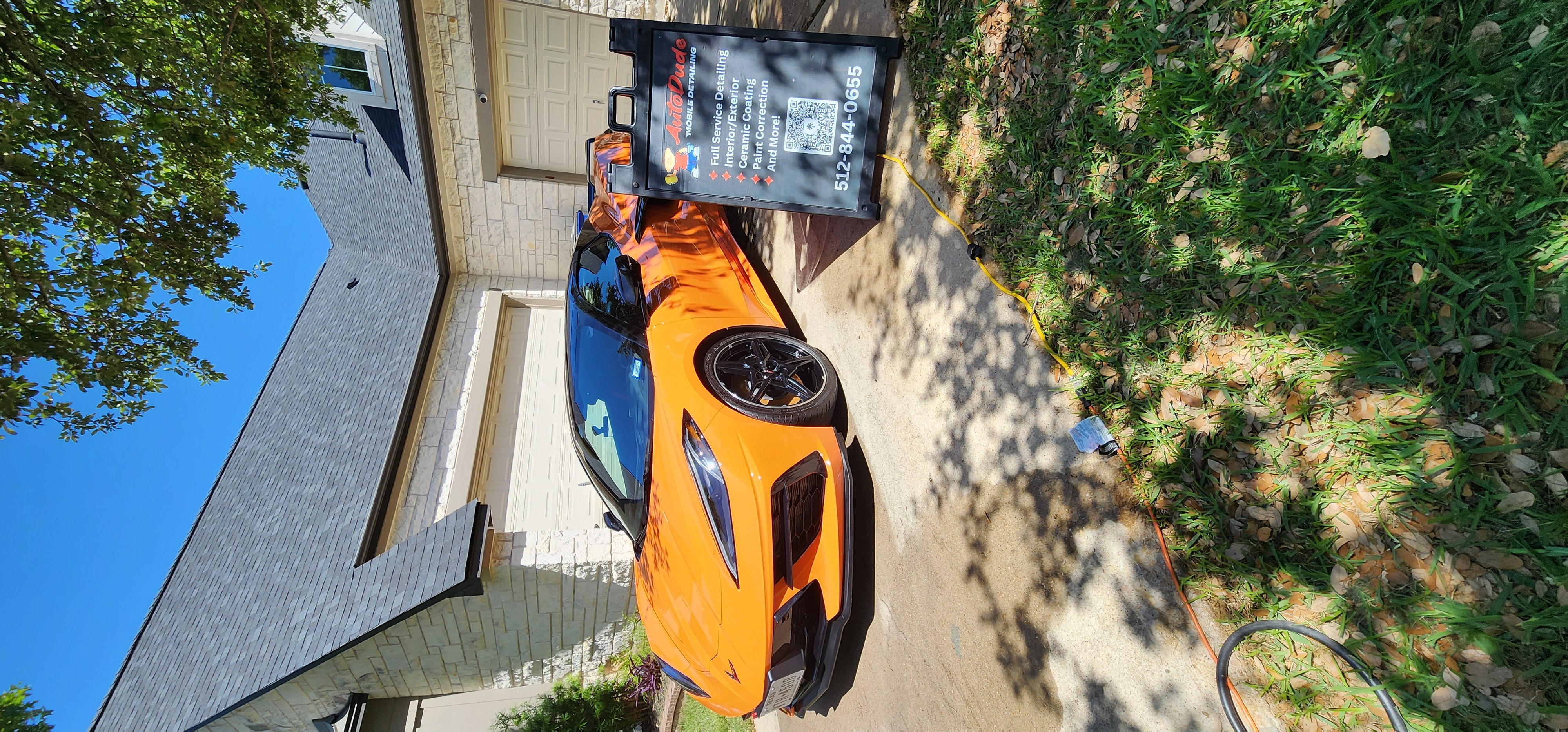 Corrected, high-gloss paint finish by Auto Dude Mobile Detailing