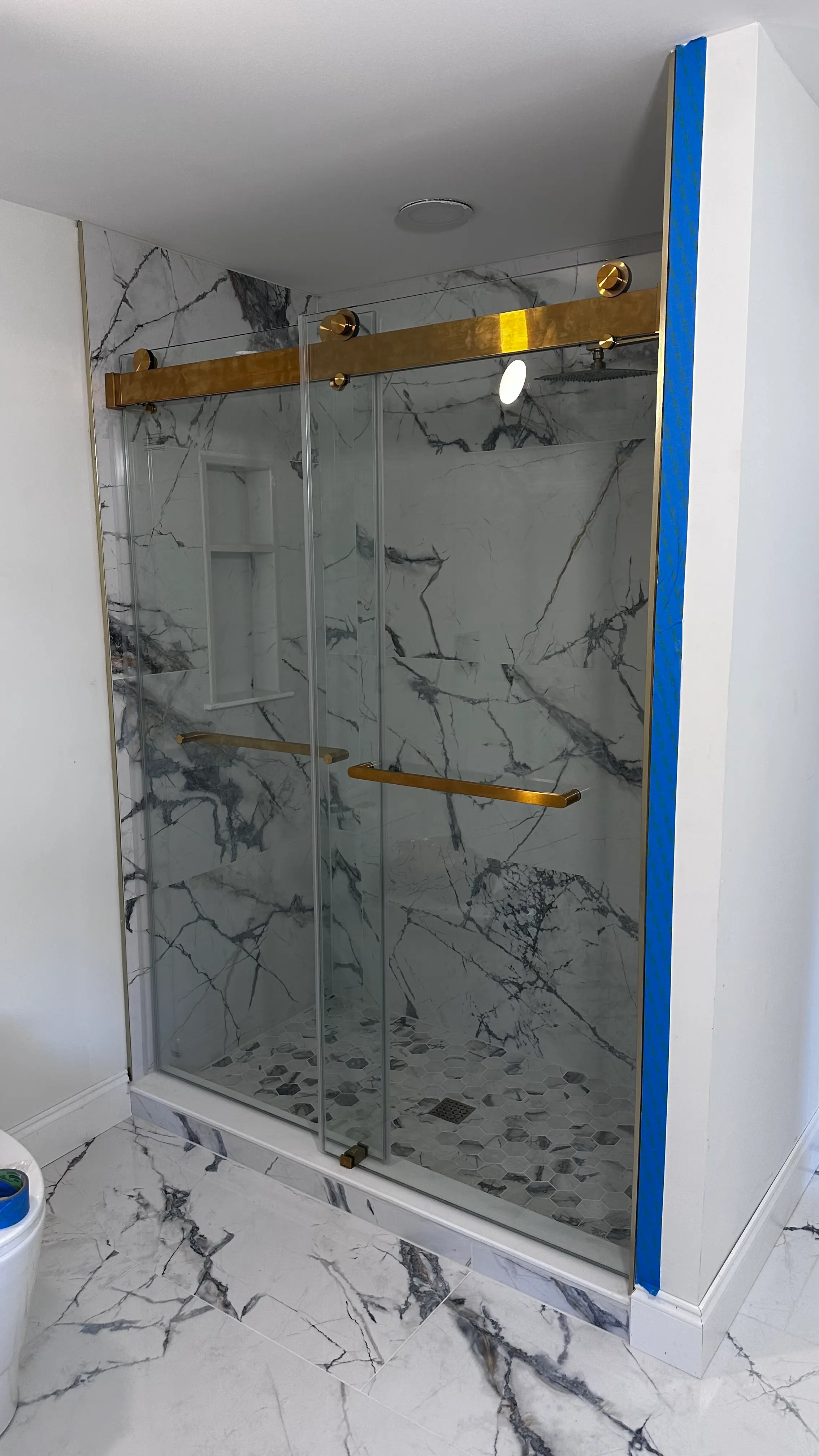 Luxurious Marble Shower