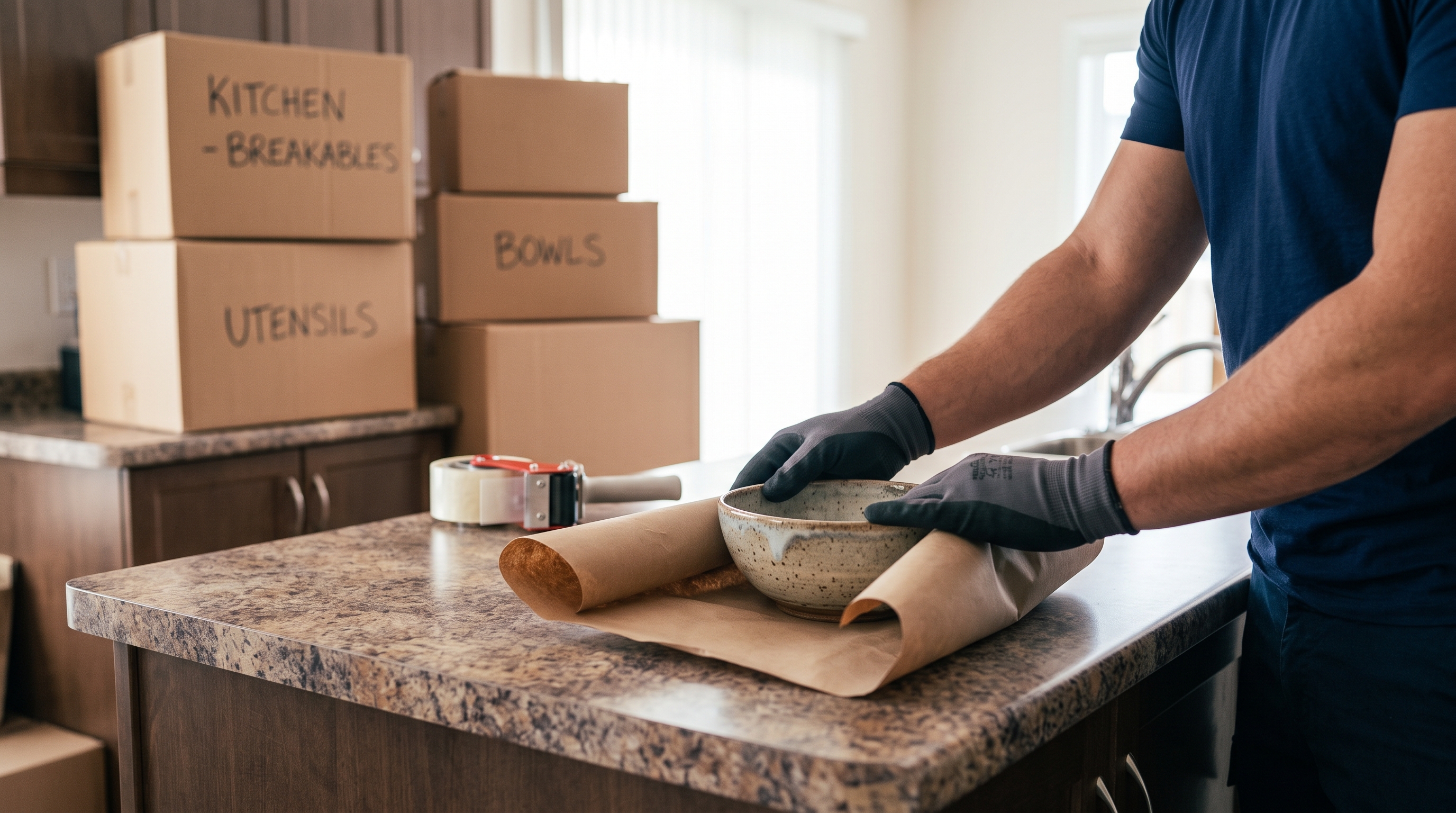 Packing and unpacking in Acton