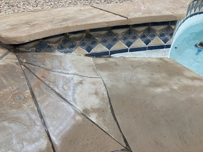 Pool Tile Calcium in San Antonio