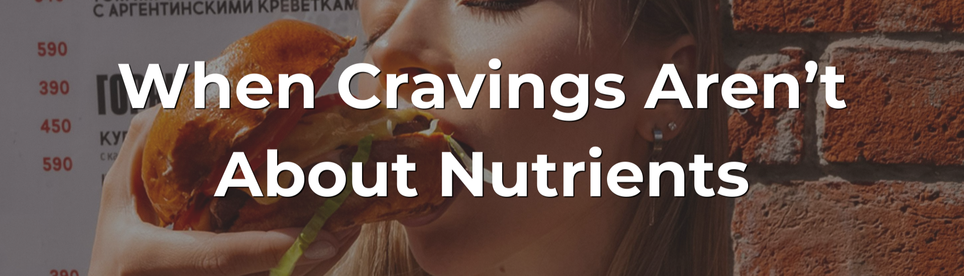 When Cravings Aren’t About Nutrients