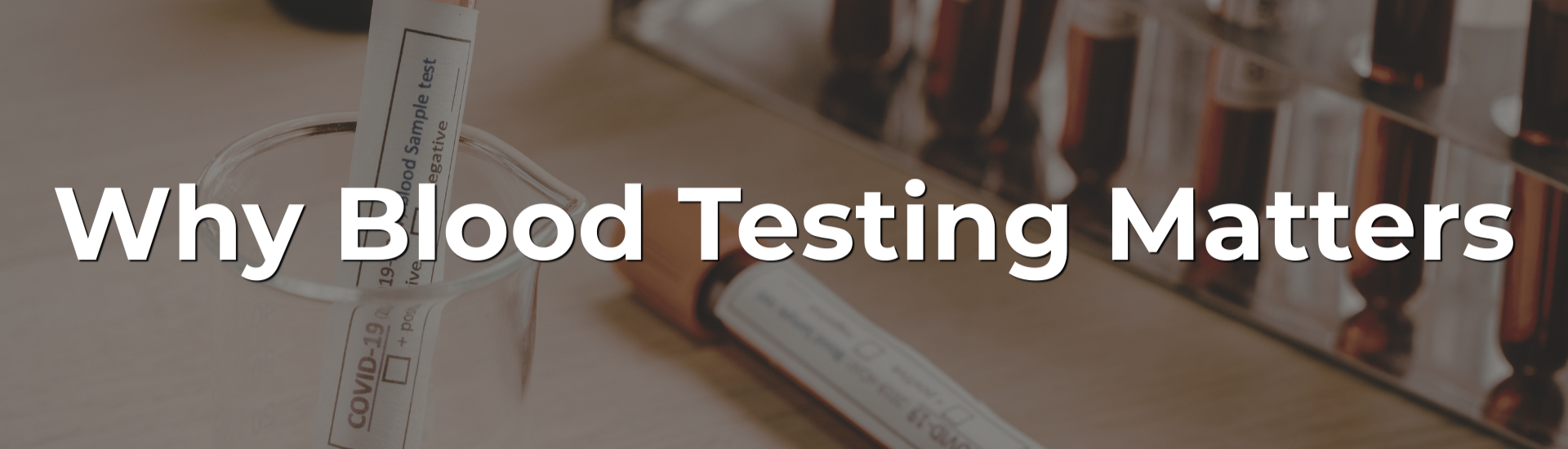 Why Blood Testing Matters