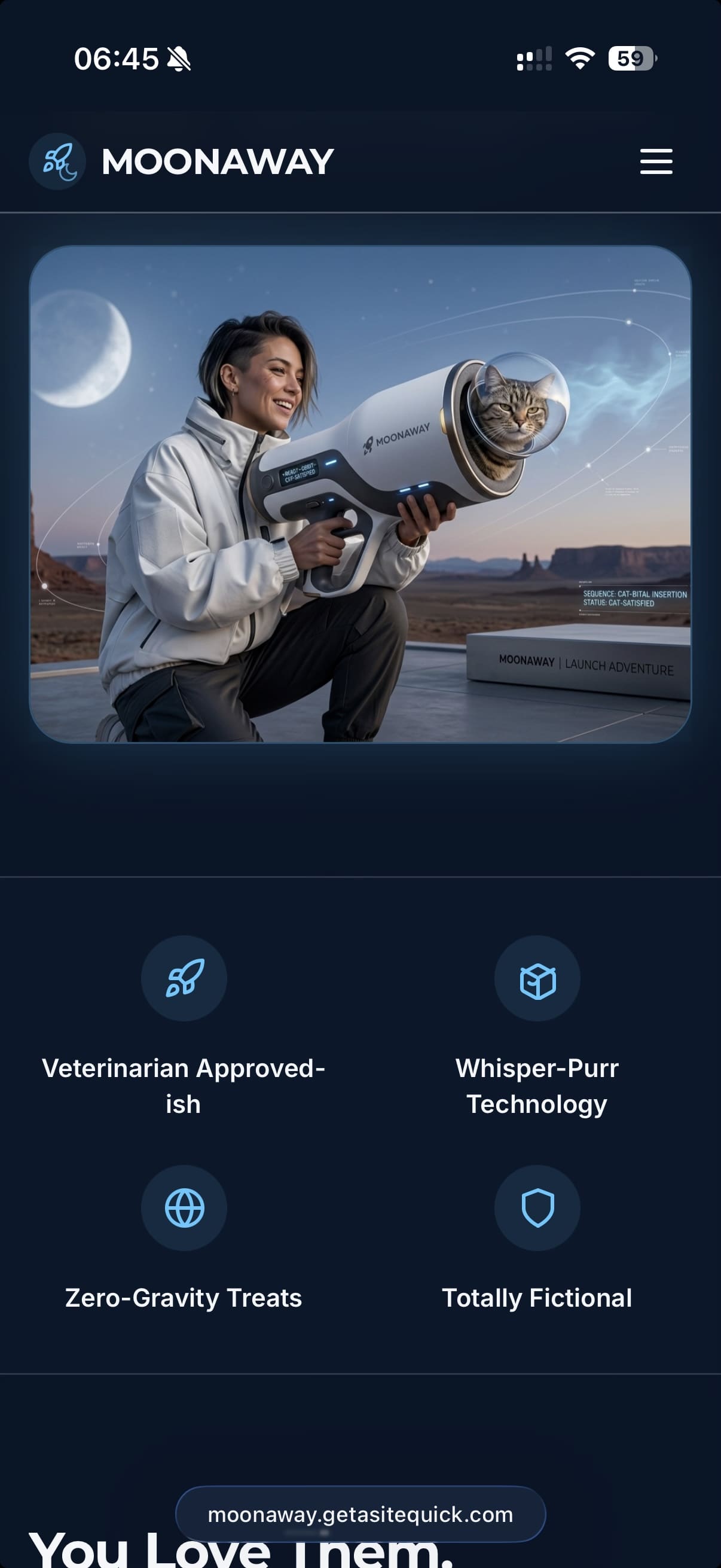 Mobile website redesign experience