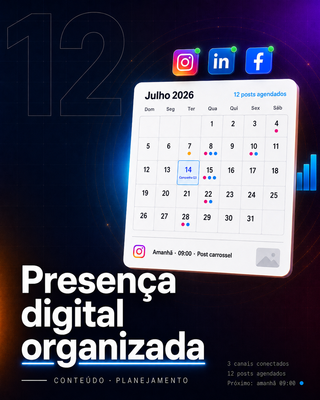 12 — Planejador de Conteúdo