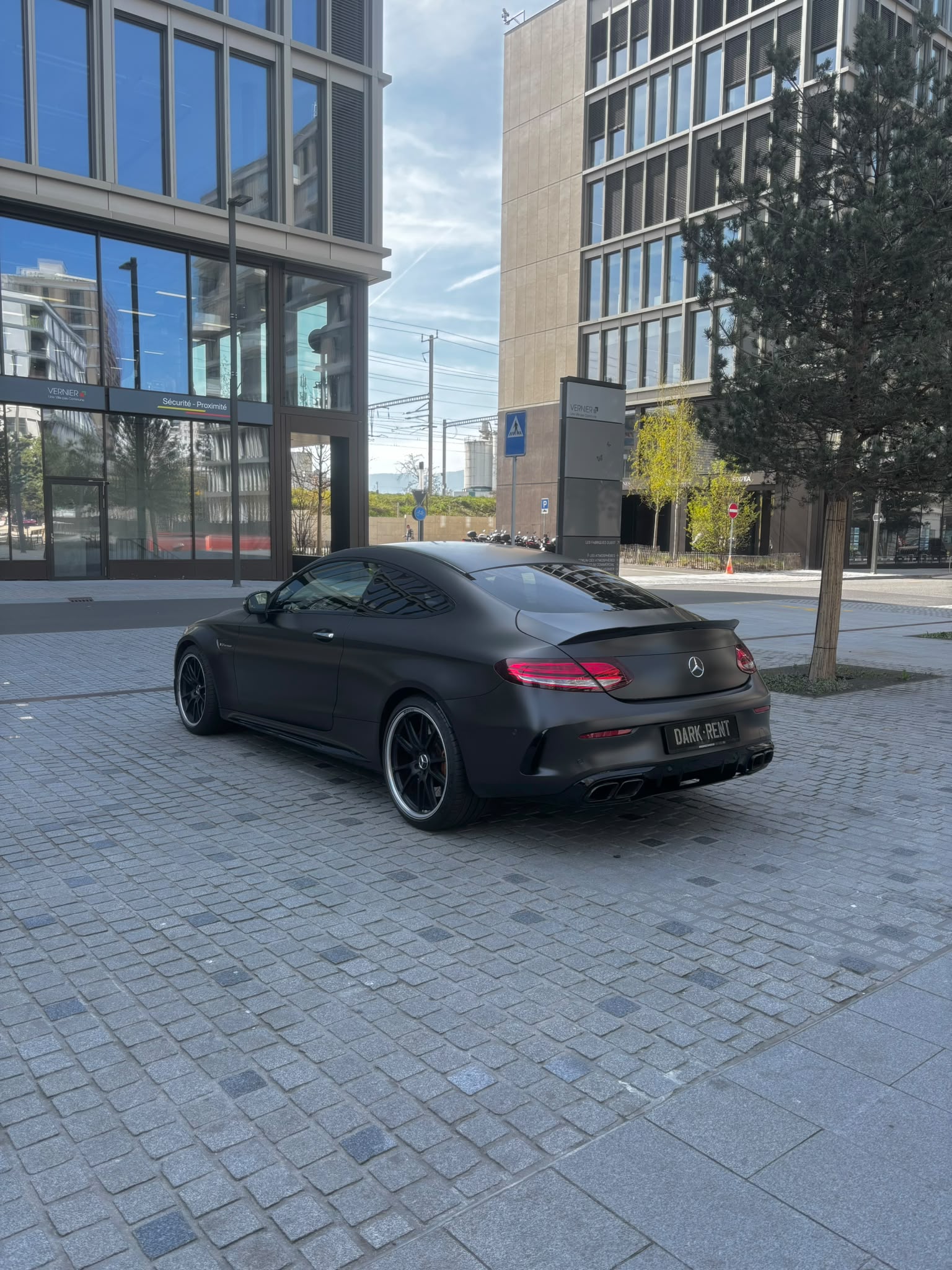 Détails de carrosserie de la Mercedes-AMG C63 S Coupé