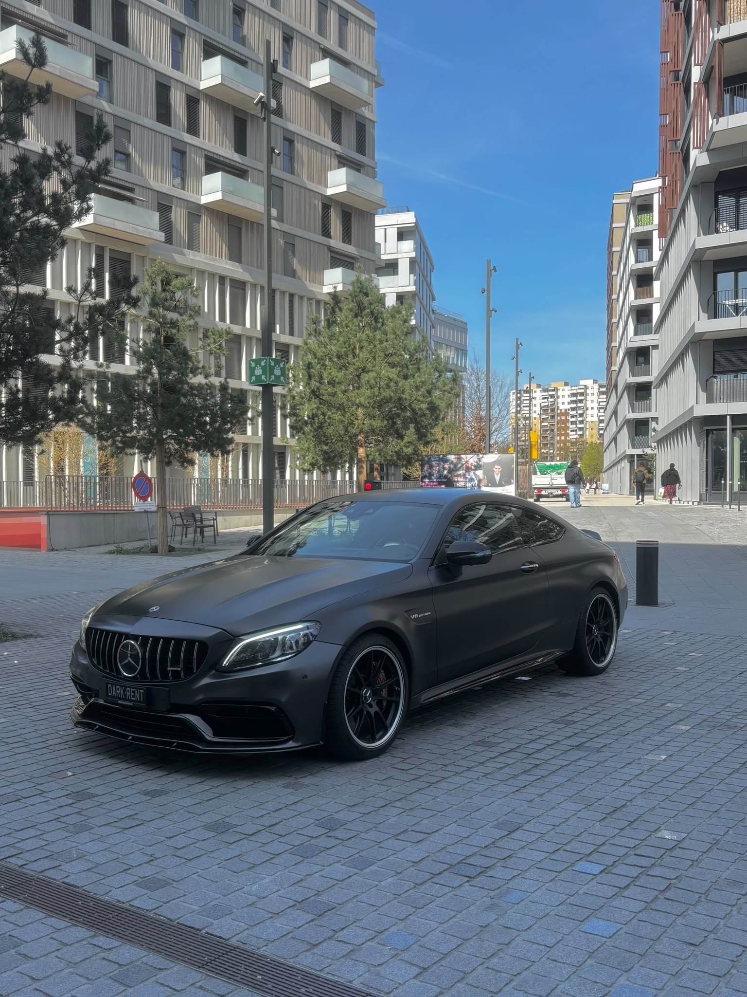 Mercedes-AMG C63 S Coupé grise