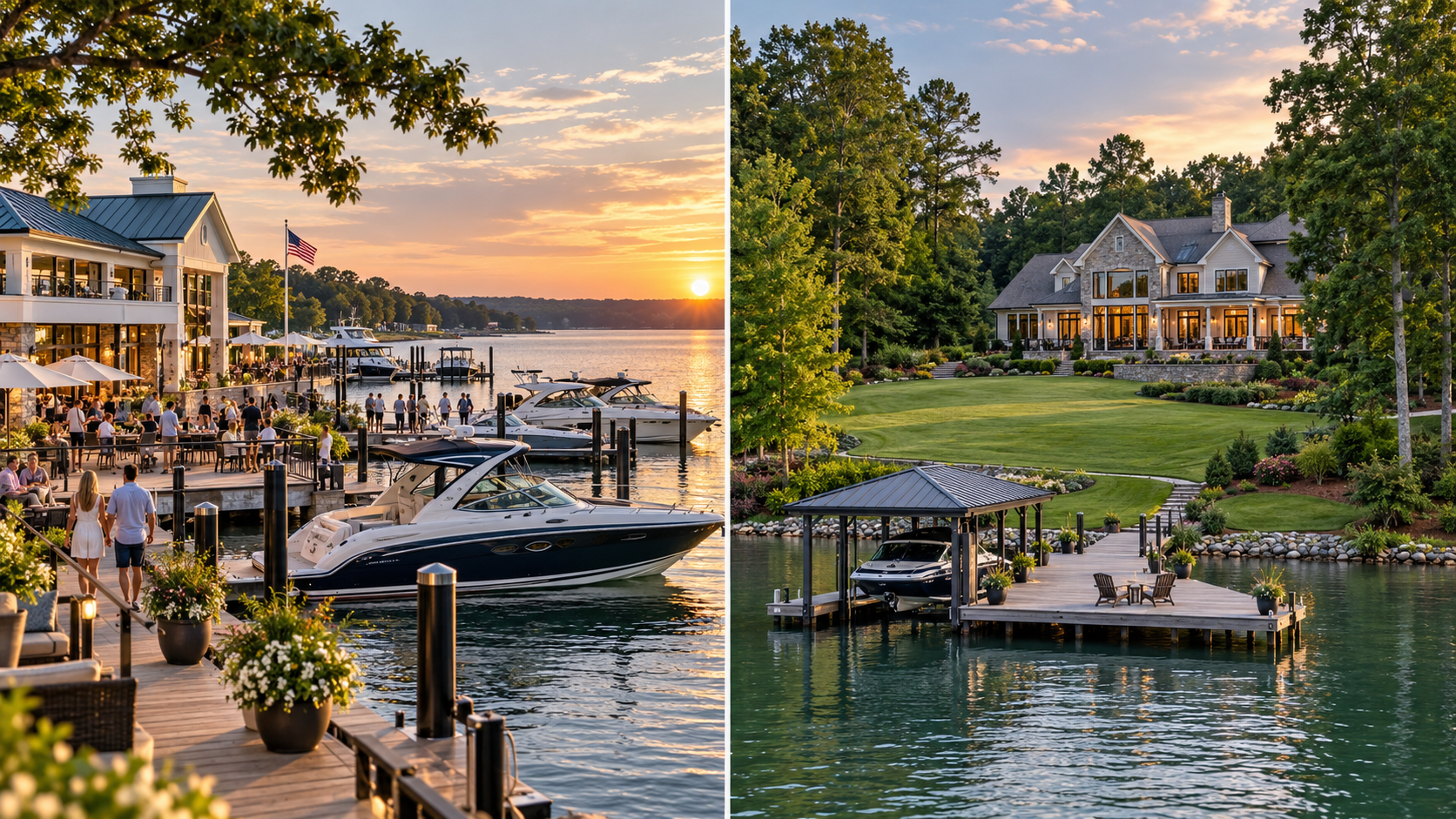 East side versus west side Lake Norman luxury lifestyle comparison. East side versus west side Lake Norman luxury lifestyle comparison.