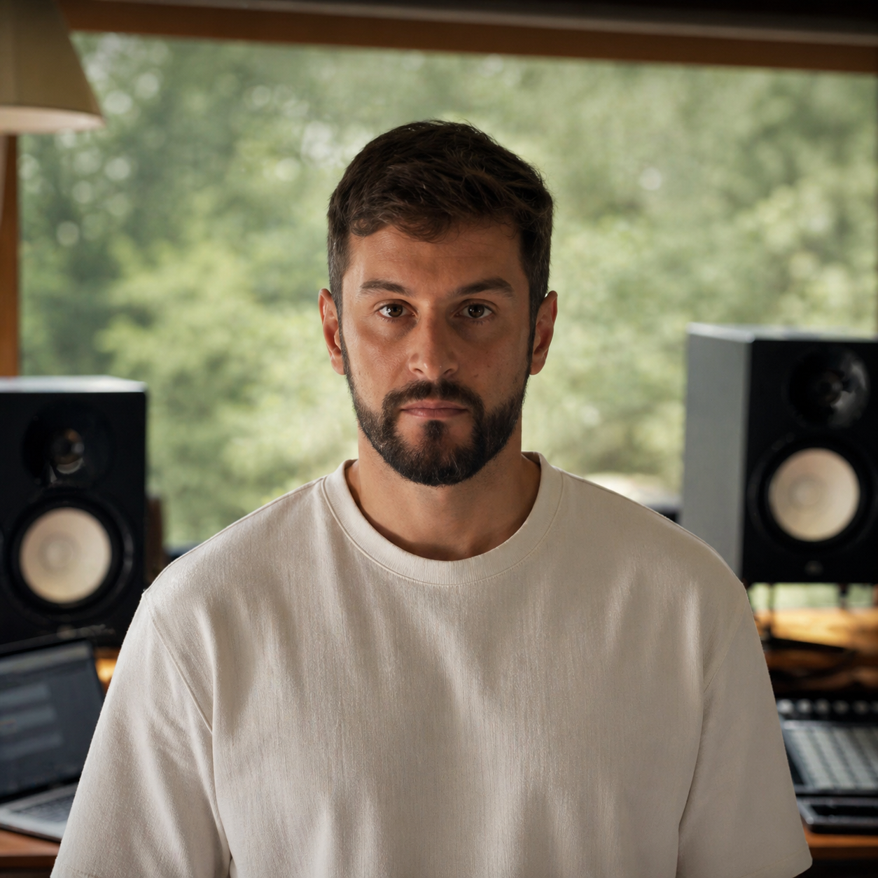Alex Toms en estudio