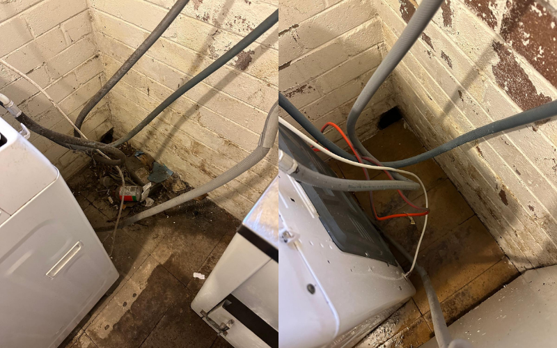 Laundry Area Contamination and Debris Removal – Gladesville NSW Laundry Area Contamination and Debris Removal – Gladesville NSW