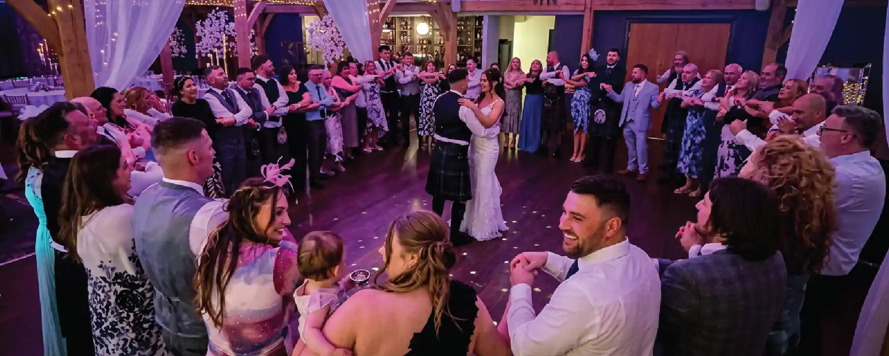 Wedding reception entertainment by Ayrshire Wedding & Events DJ