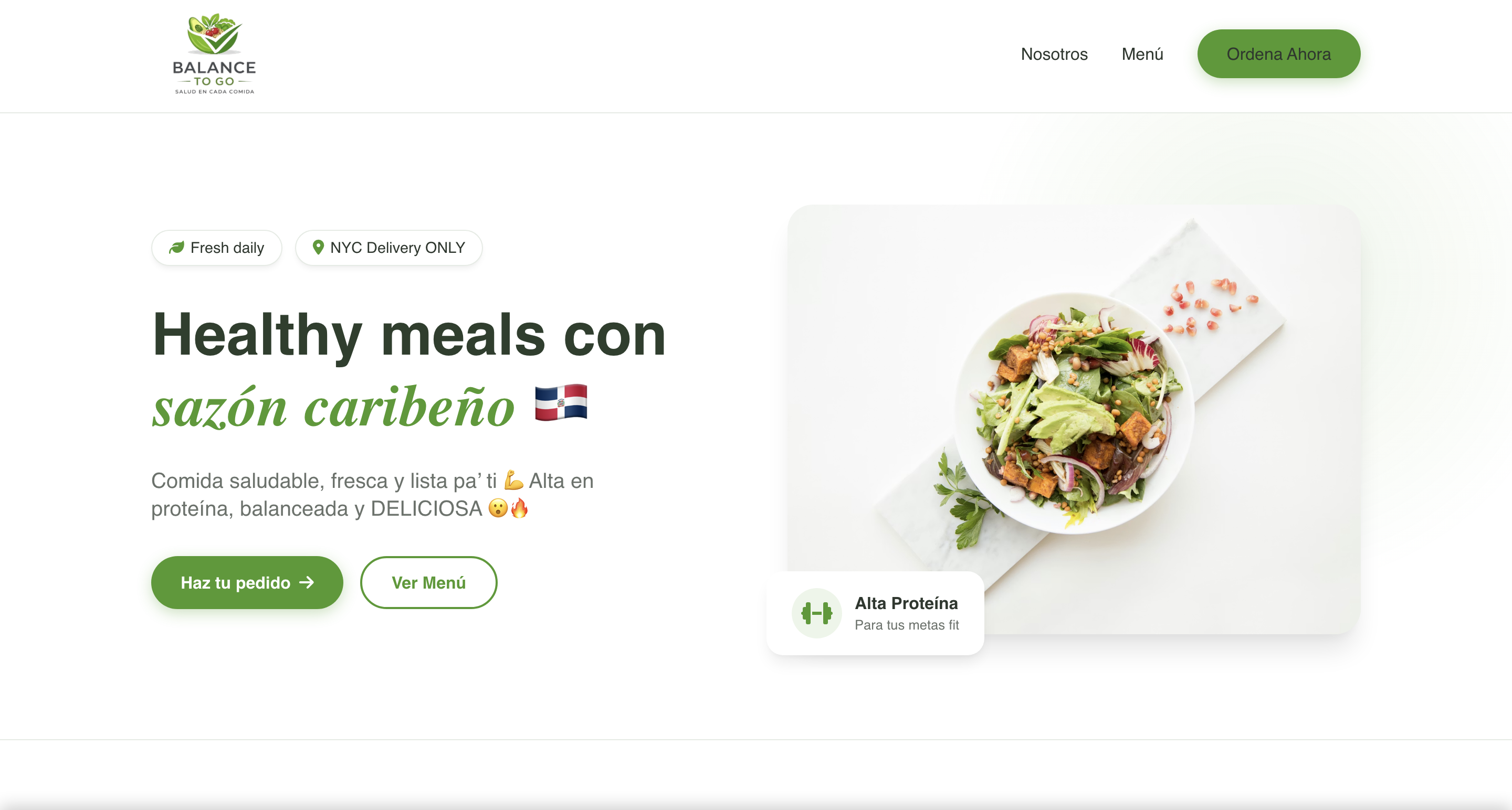 Balance To Go Website Preview