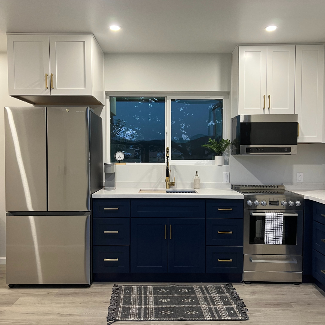 Tiny house shipping container kitchen