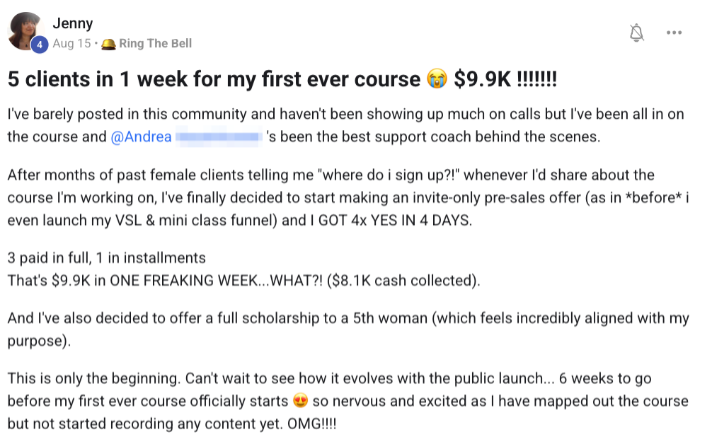Client win