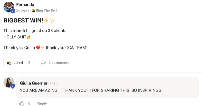 Client win