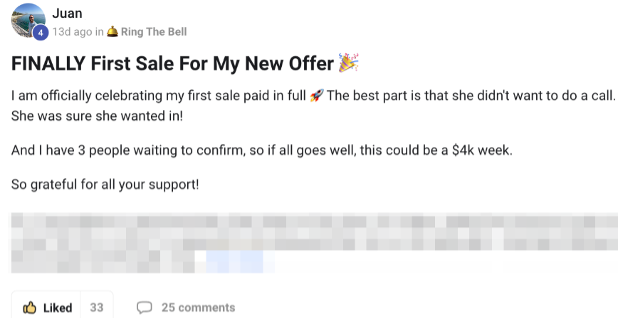 Client win
