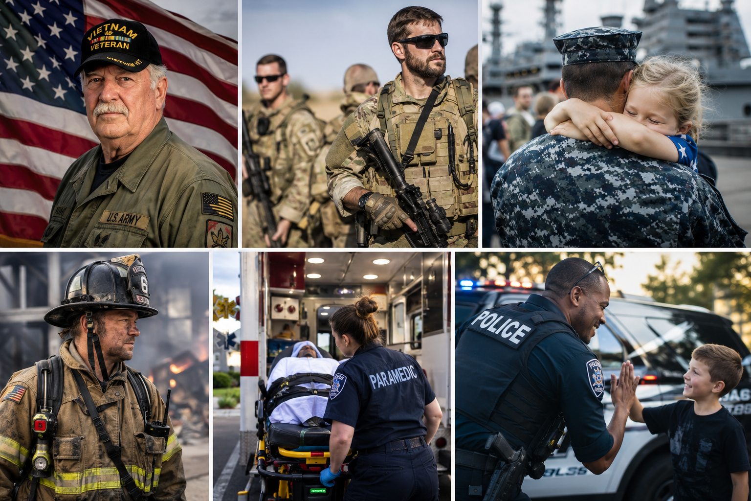 Veterans and first responders honored by Liberty Painting