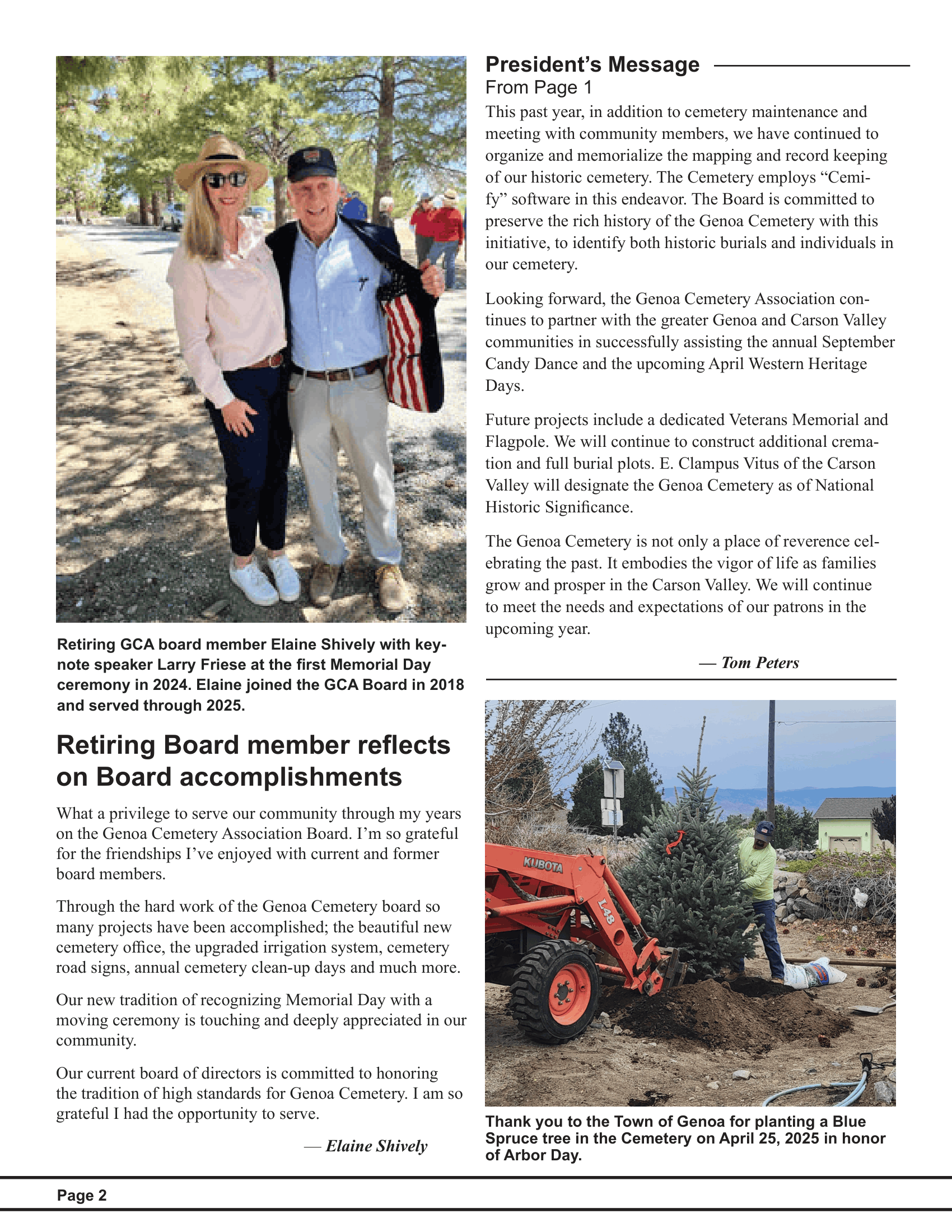 2026 Newsletter Pg 2