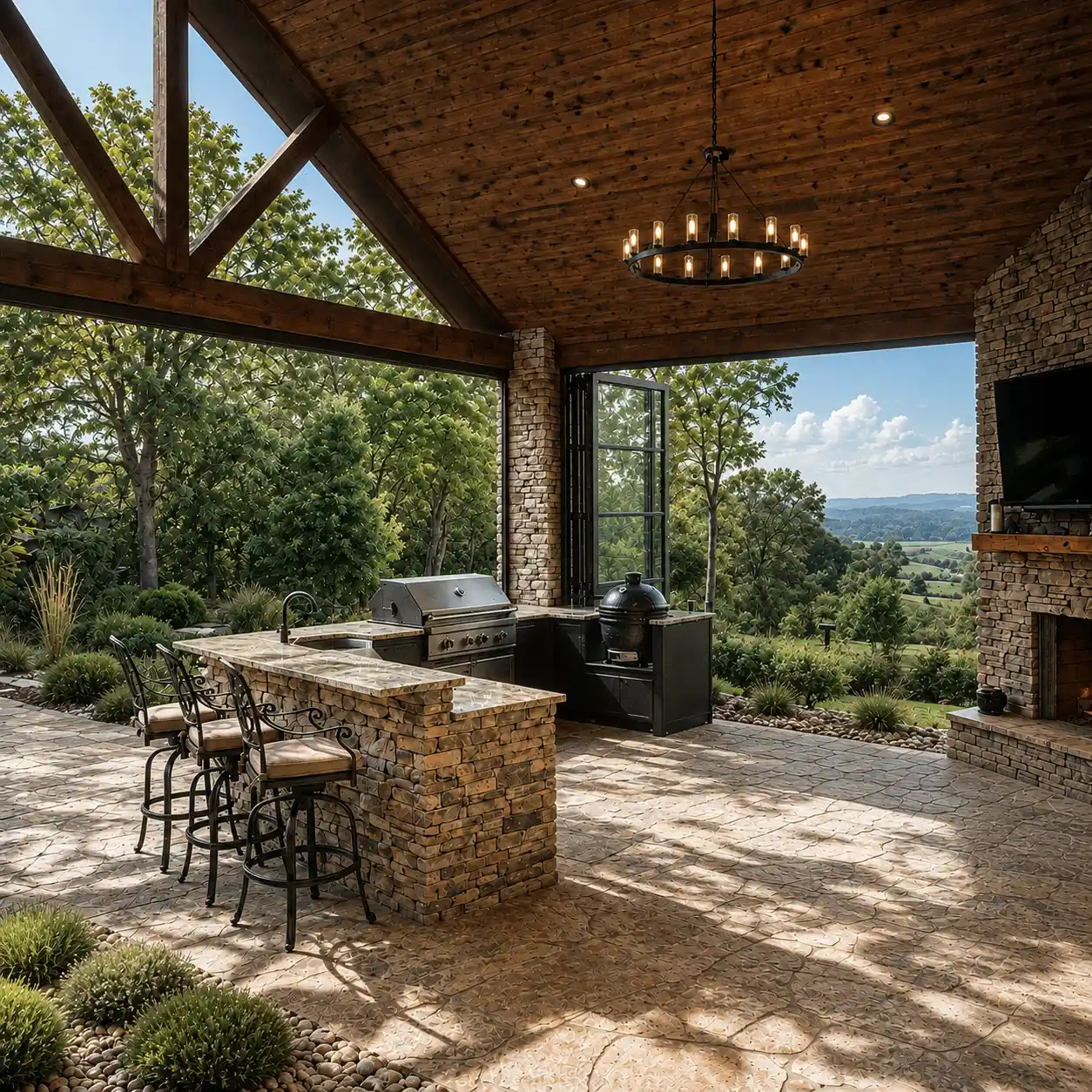 Complete Outdoor Living Space