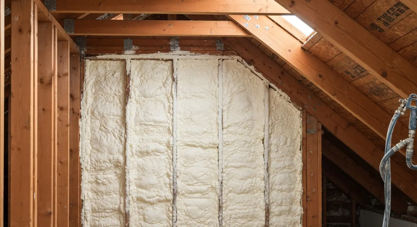 Spray foam insulation installation in Okeechobee