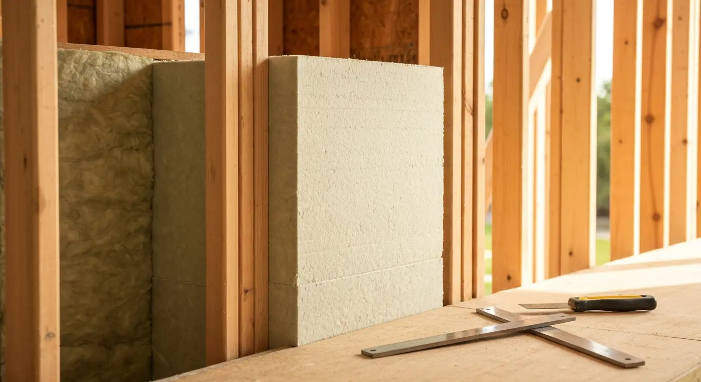 Wall insulation installation
