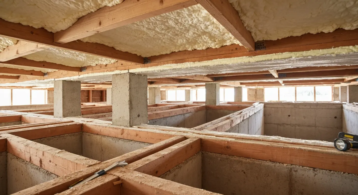 Crawl space insulation