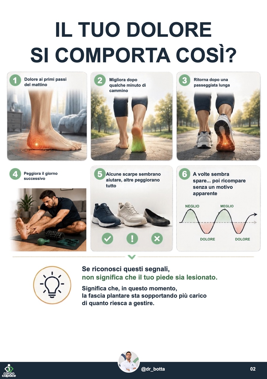 Pagina con i segnali del dolore