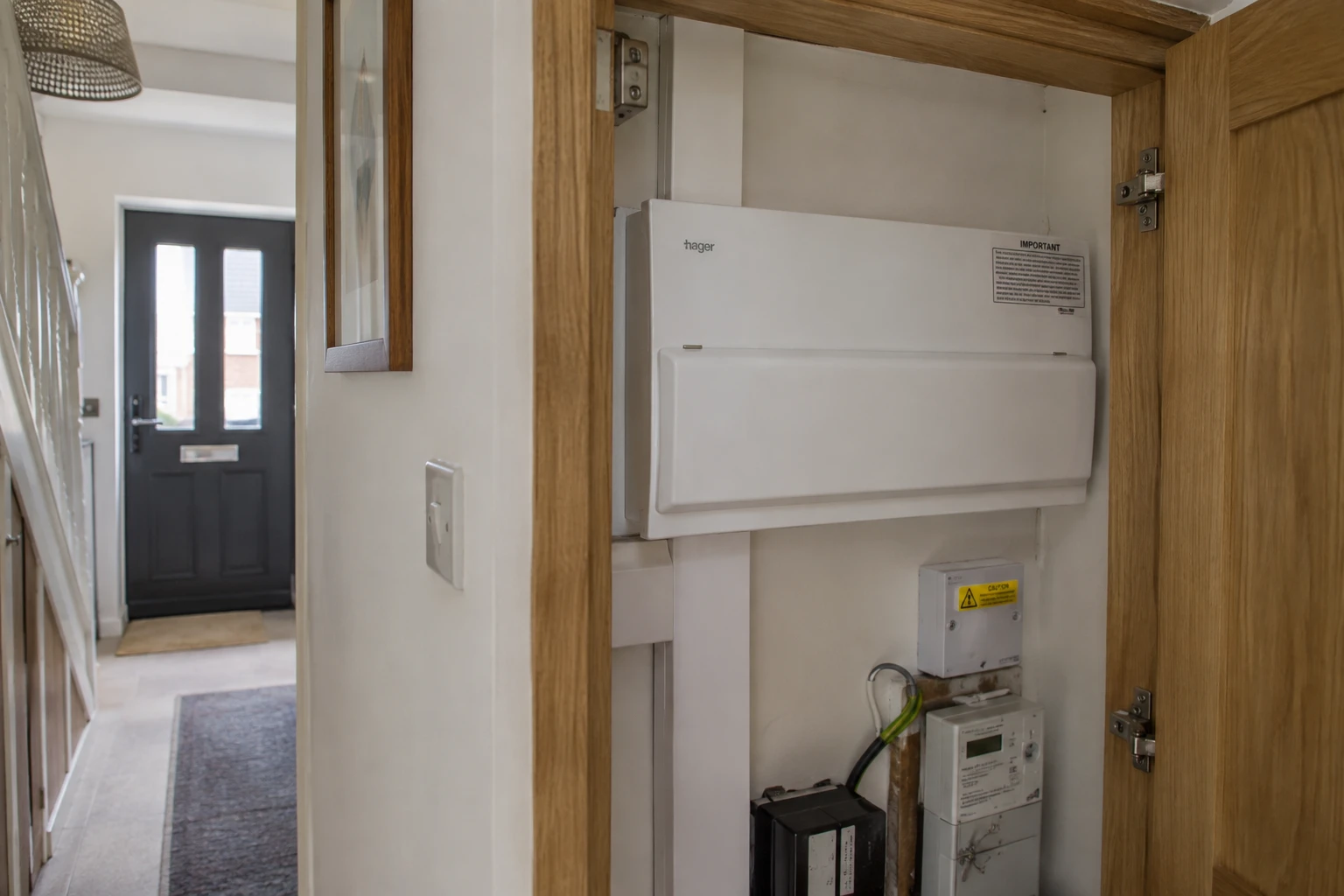 Consumer unit hall.