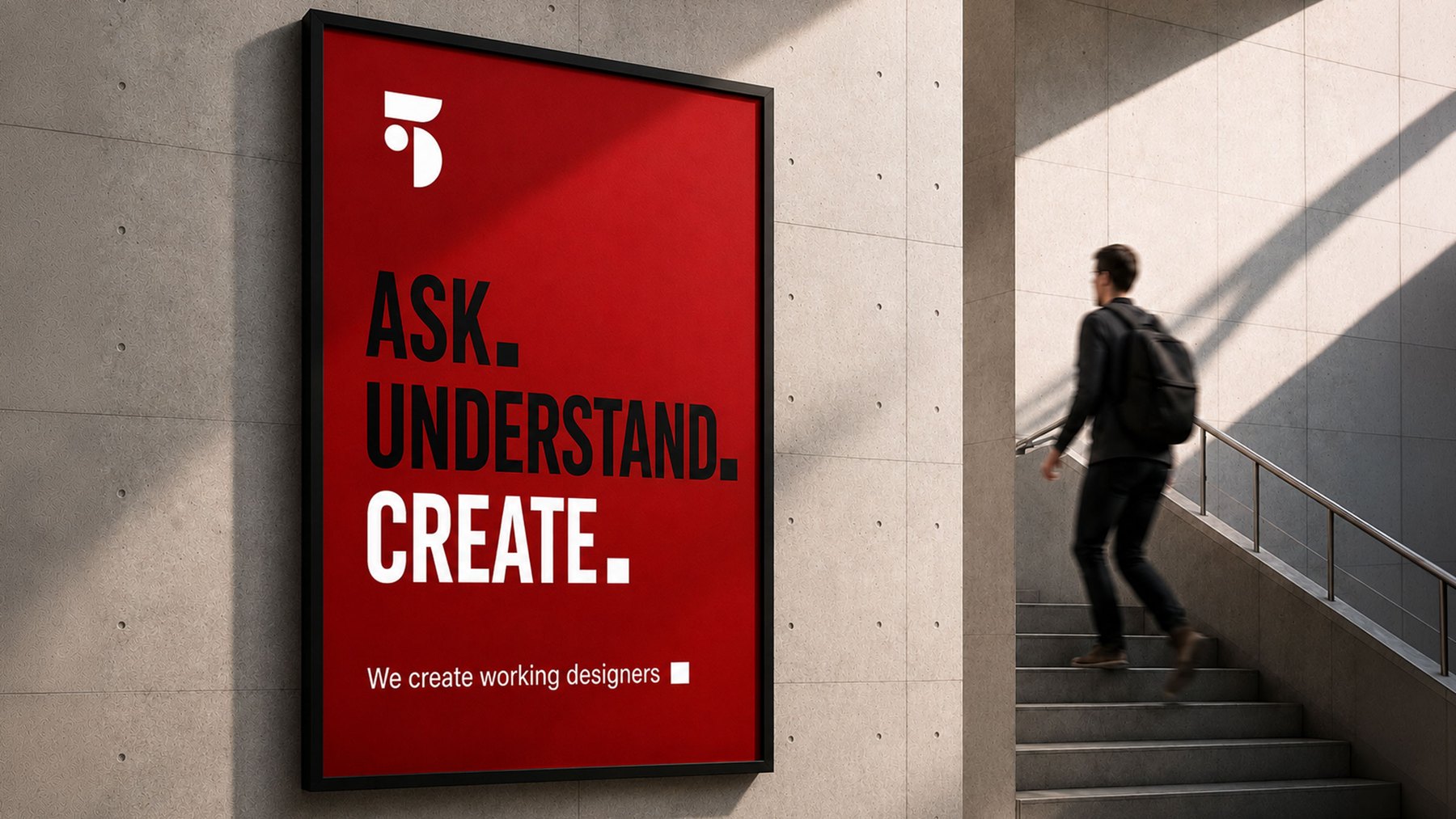 Ask. Understand. Create. &mdash; The Graphic Design Accelerator, Red Five Academy