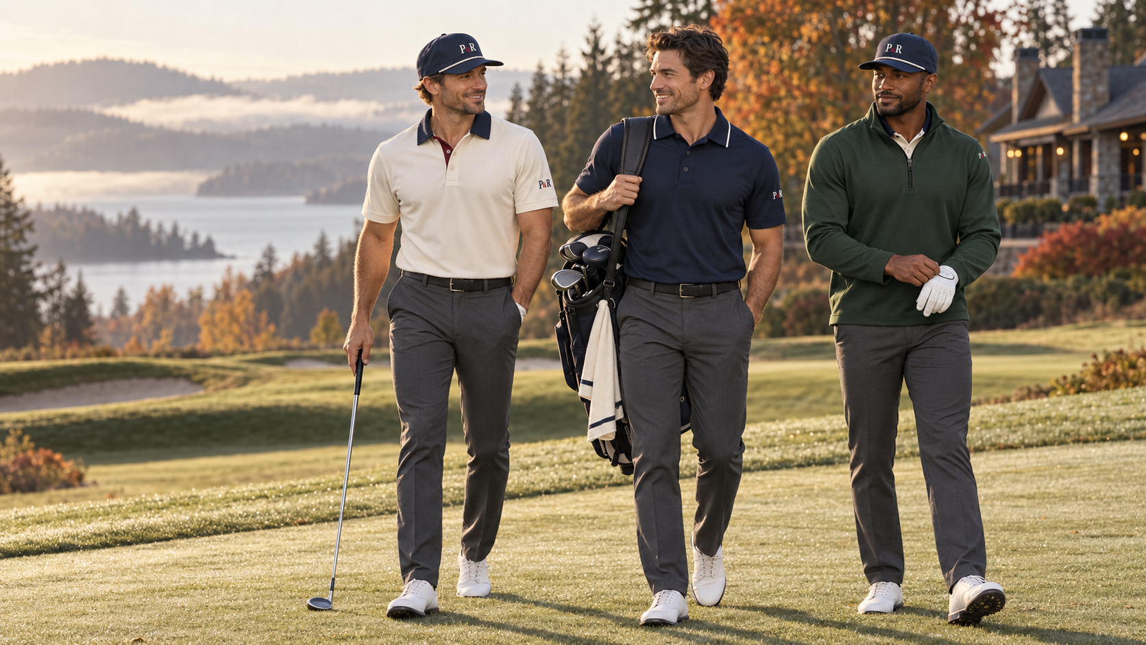 Proper & Rogue players on the course at dusk