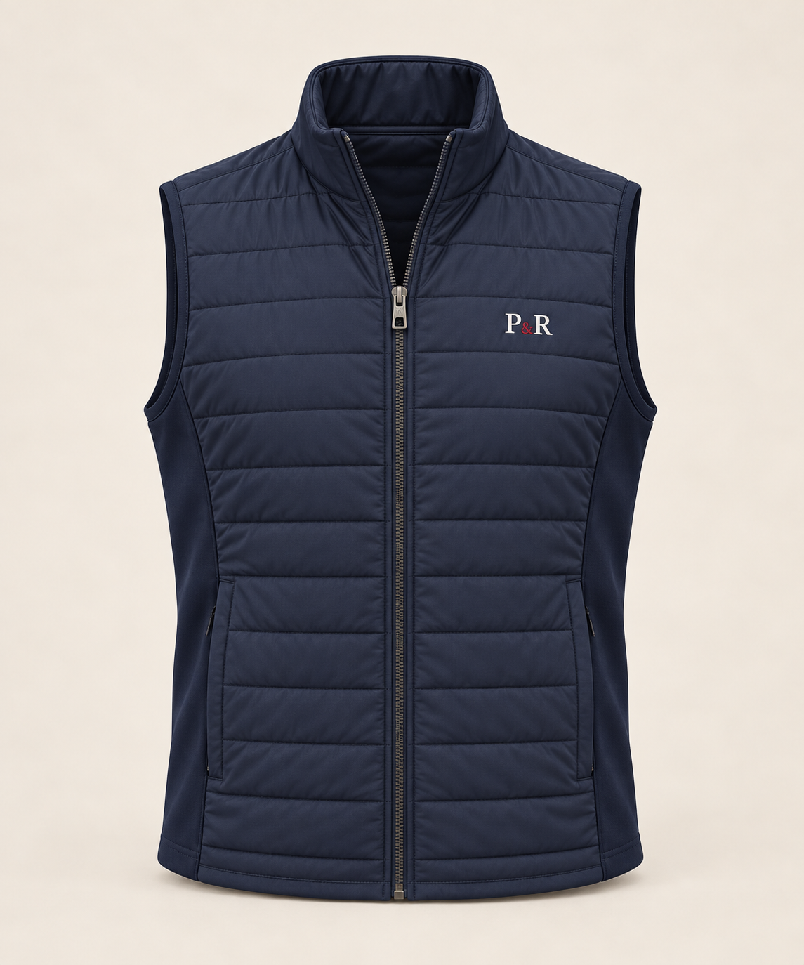 Course quilted vest