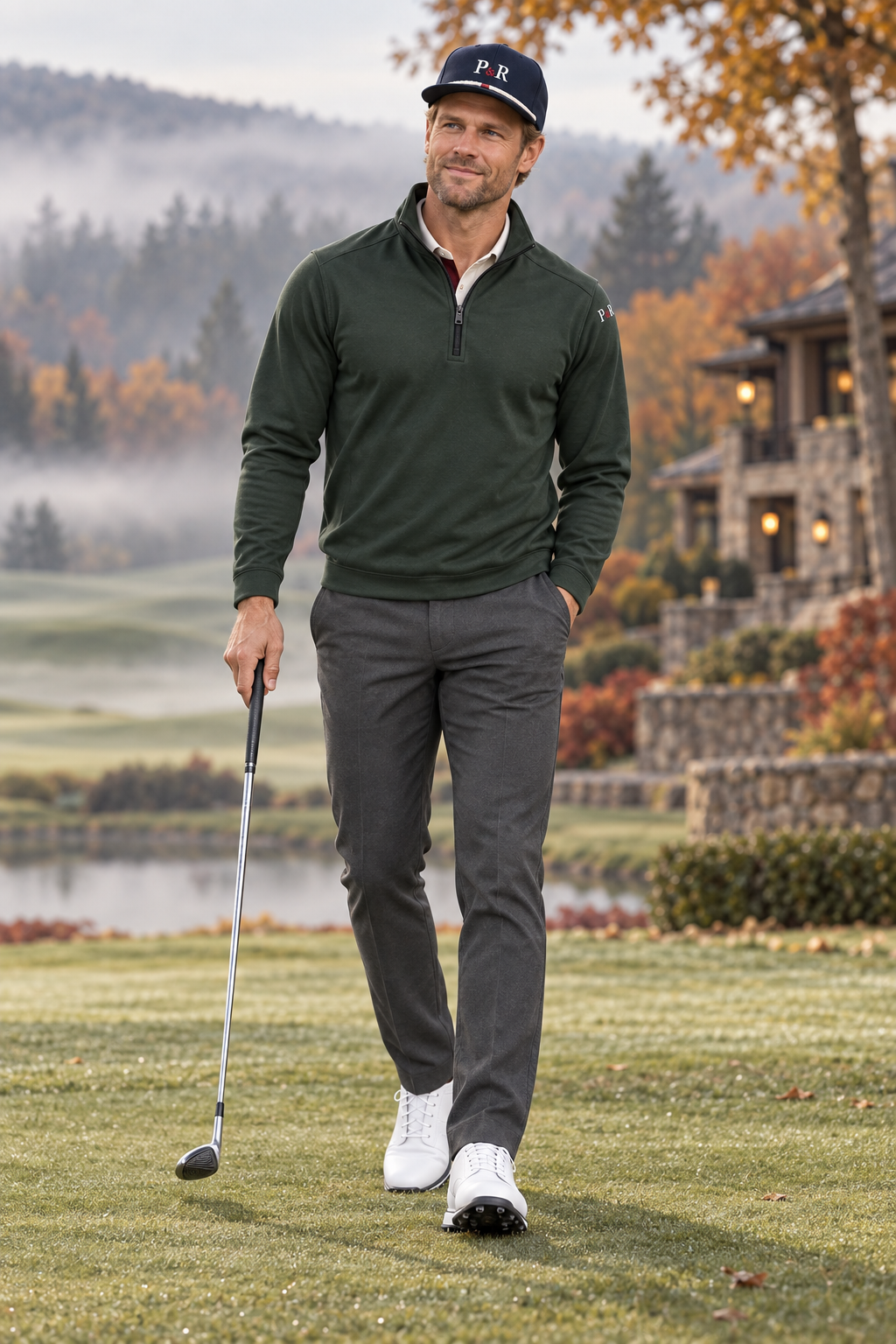 Founder's performance quarter-zip