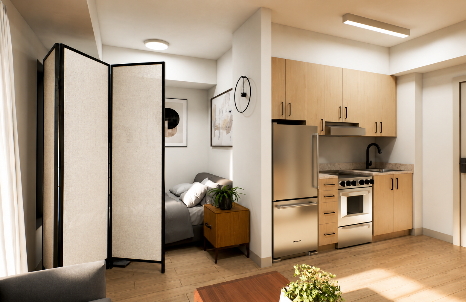 Studio A1 interior rendering