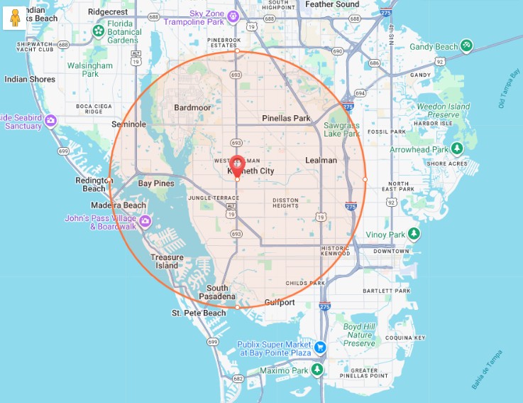 Delivery Area
