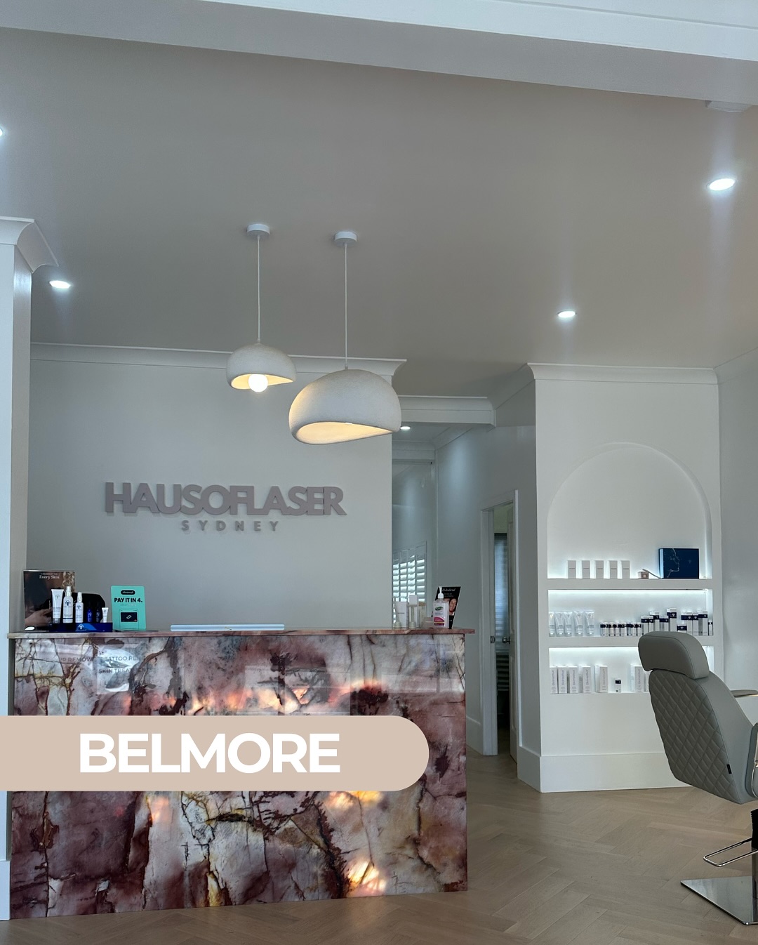 Inside Haus Of Laser Sydney clinic, treatment room