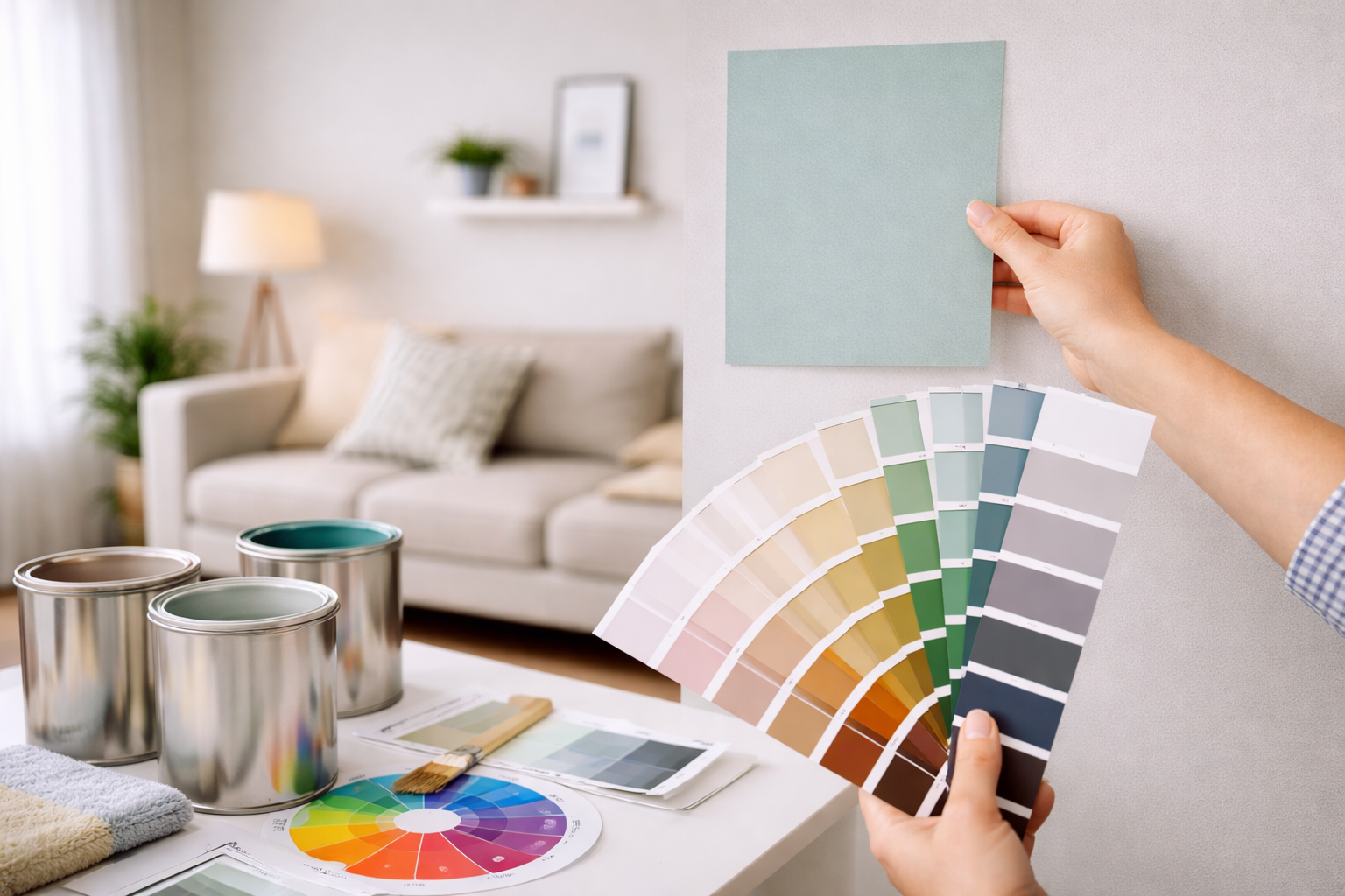 choosing interior paint colours for a home living room