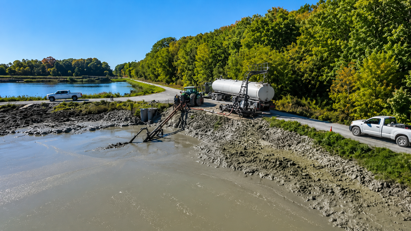 Pond Cleaning Services in Detroit