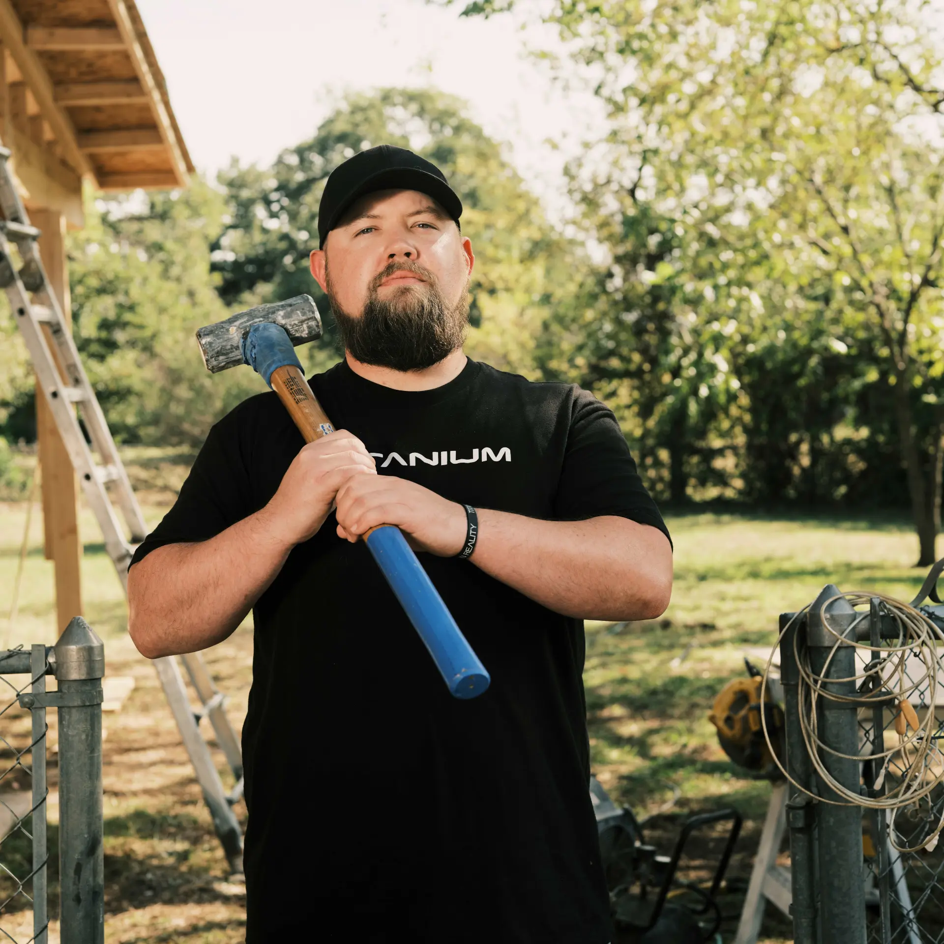 RJ Bates III at a property site