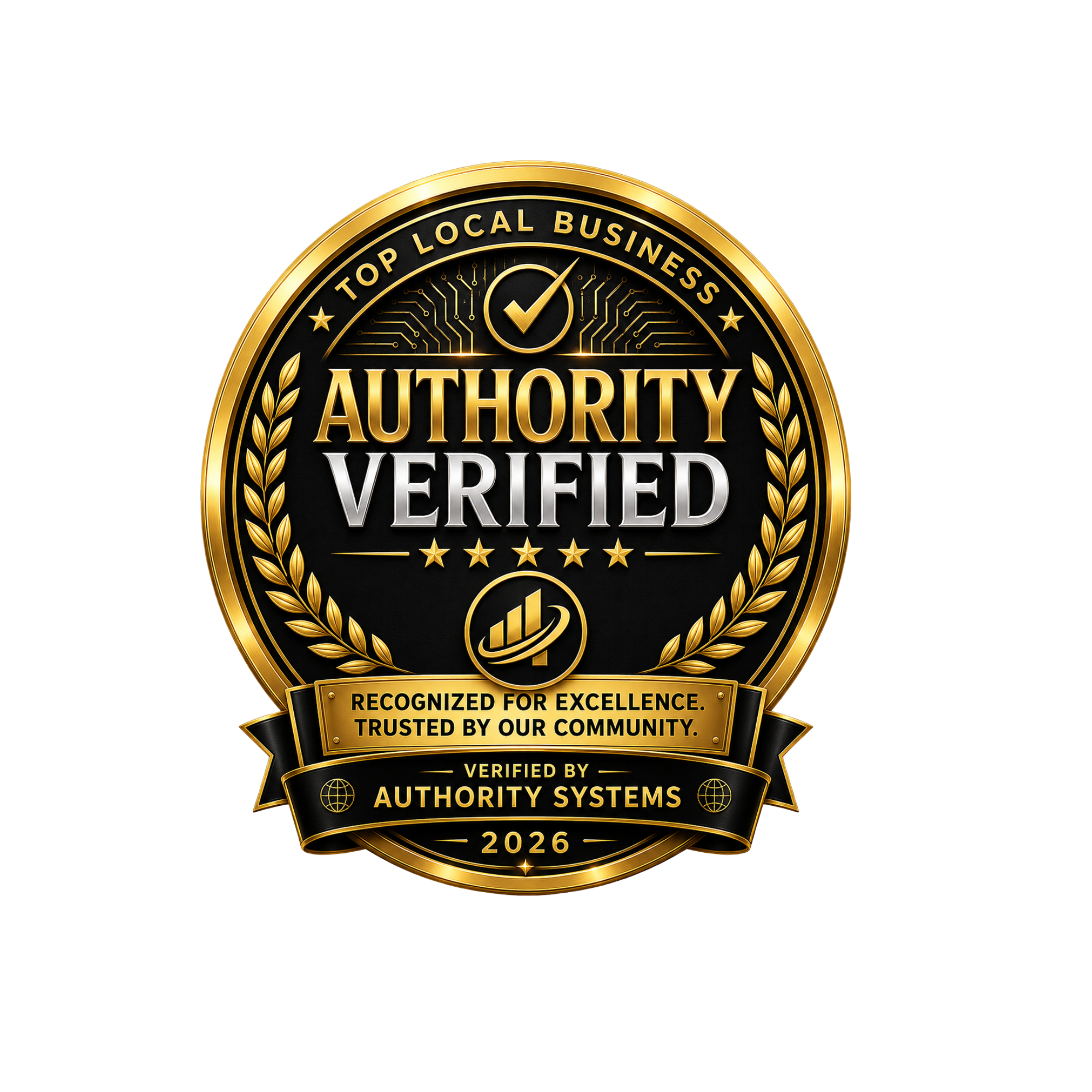 Authority Verified Top Local Business 2026 badge