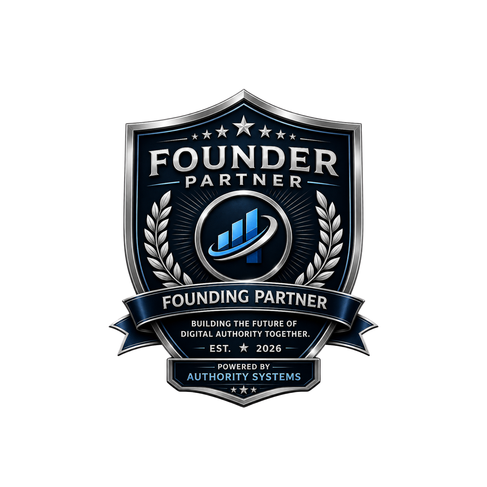 Authority Systems Founding Partner 2026 badge