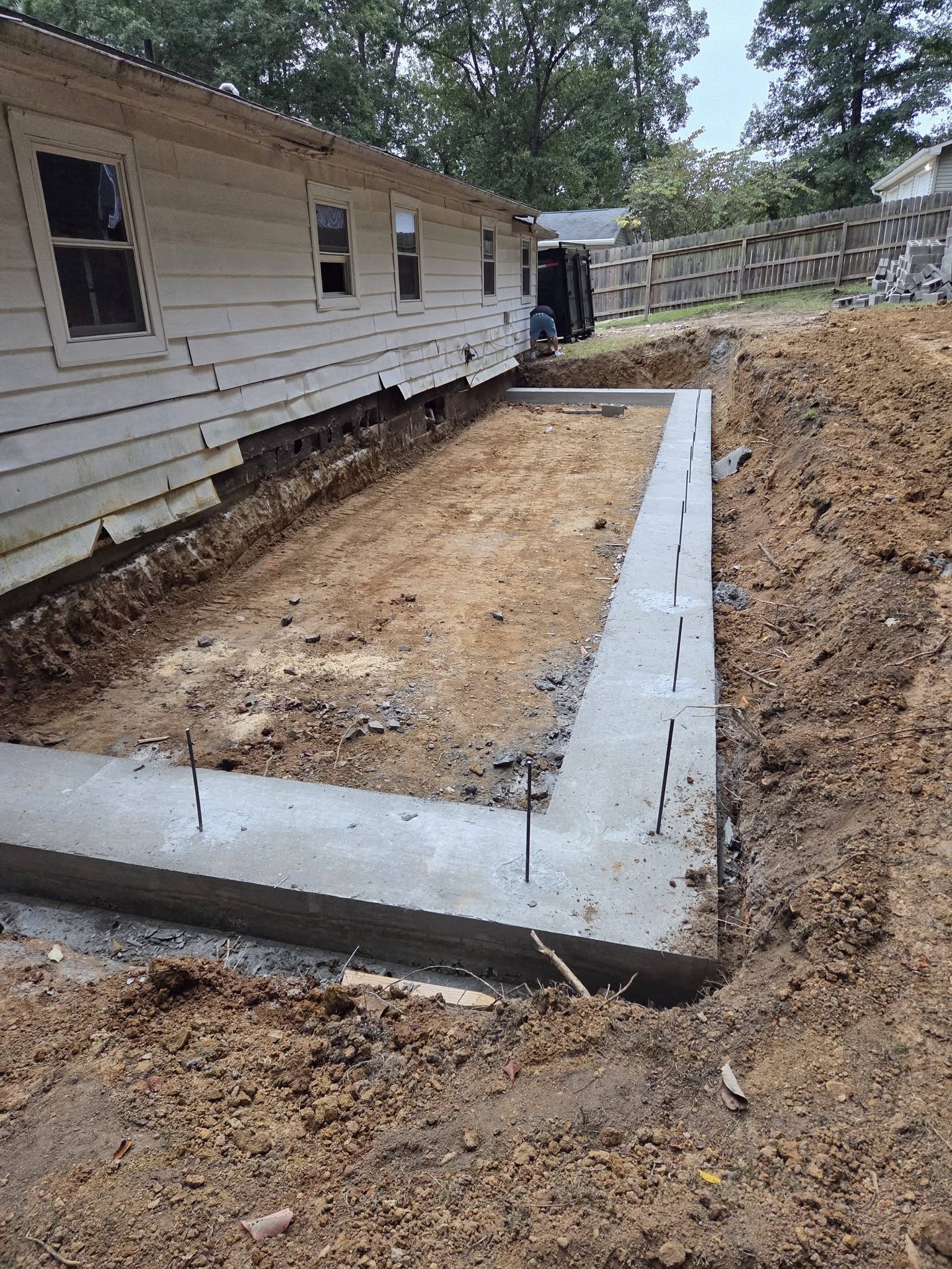 Mattingly Excavating equipment on site