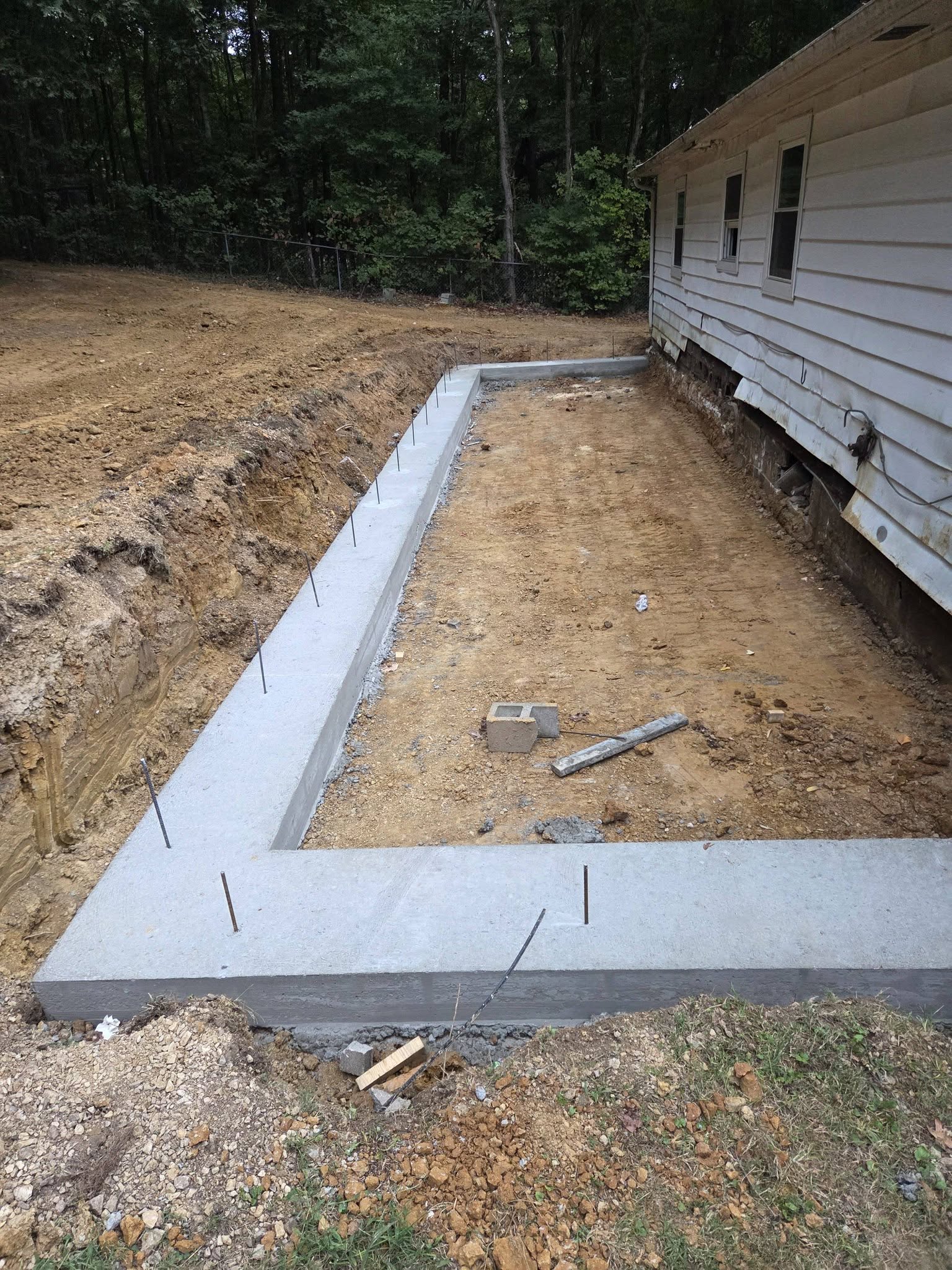 Mattingly Excavating trenching and drainage