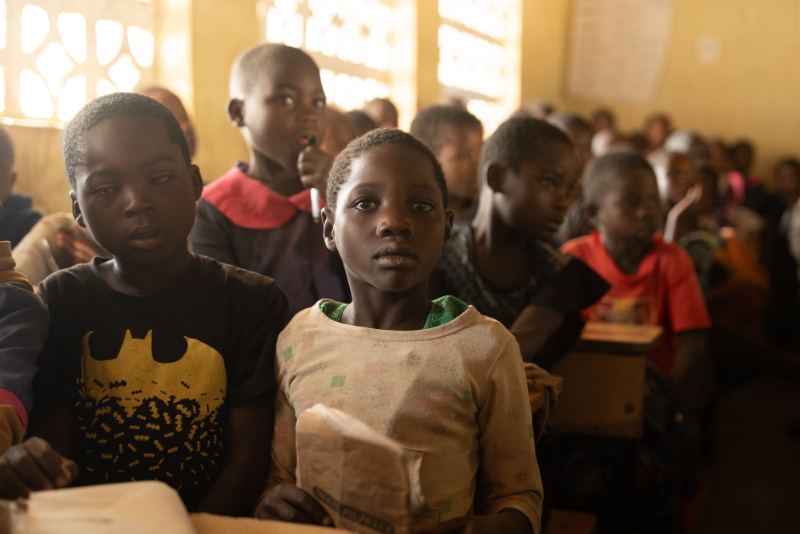 A crowded classroom