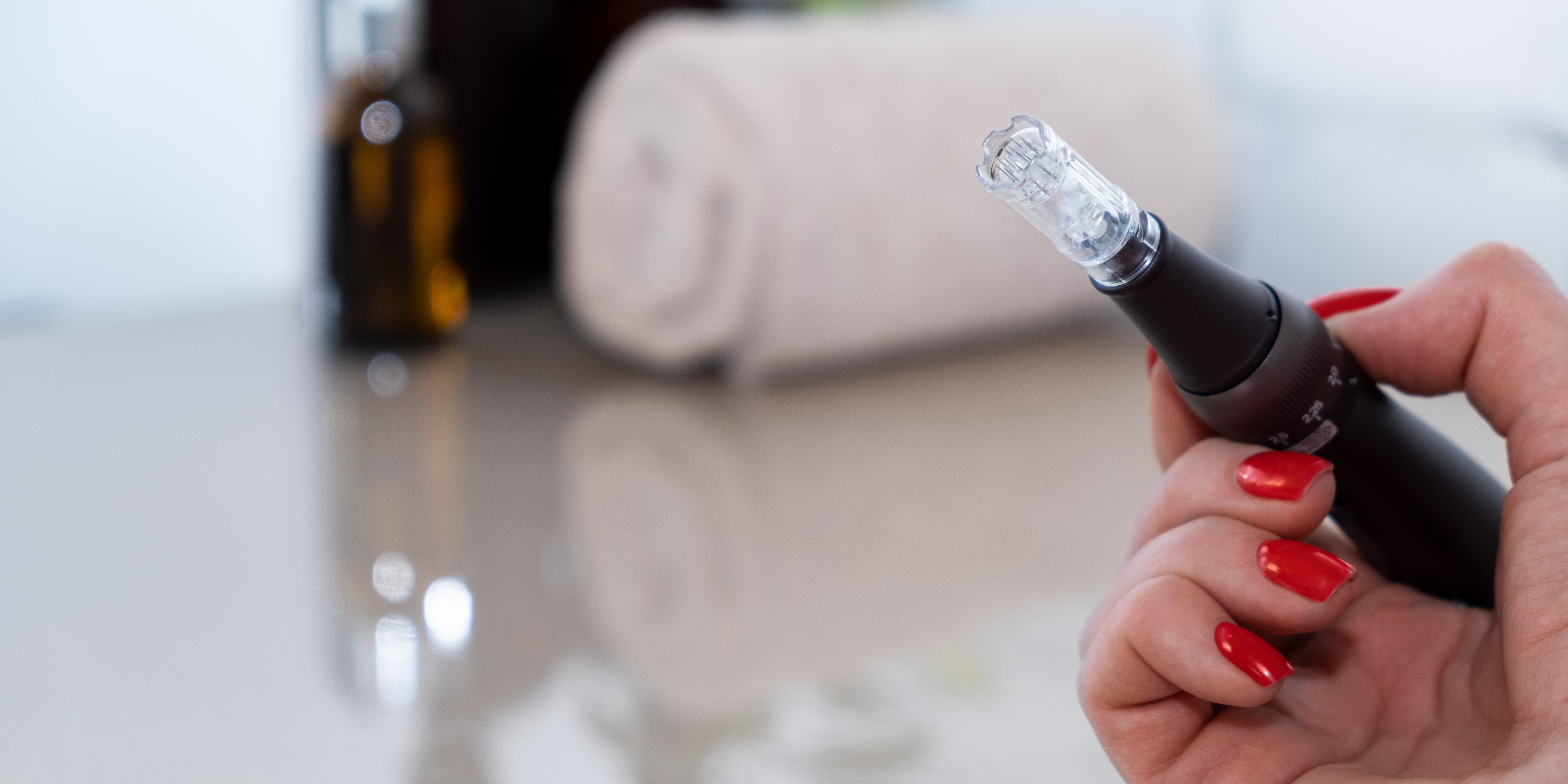 Facial serum application