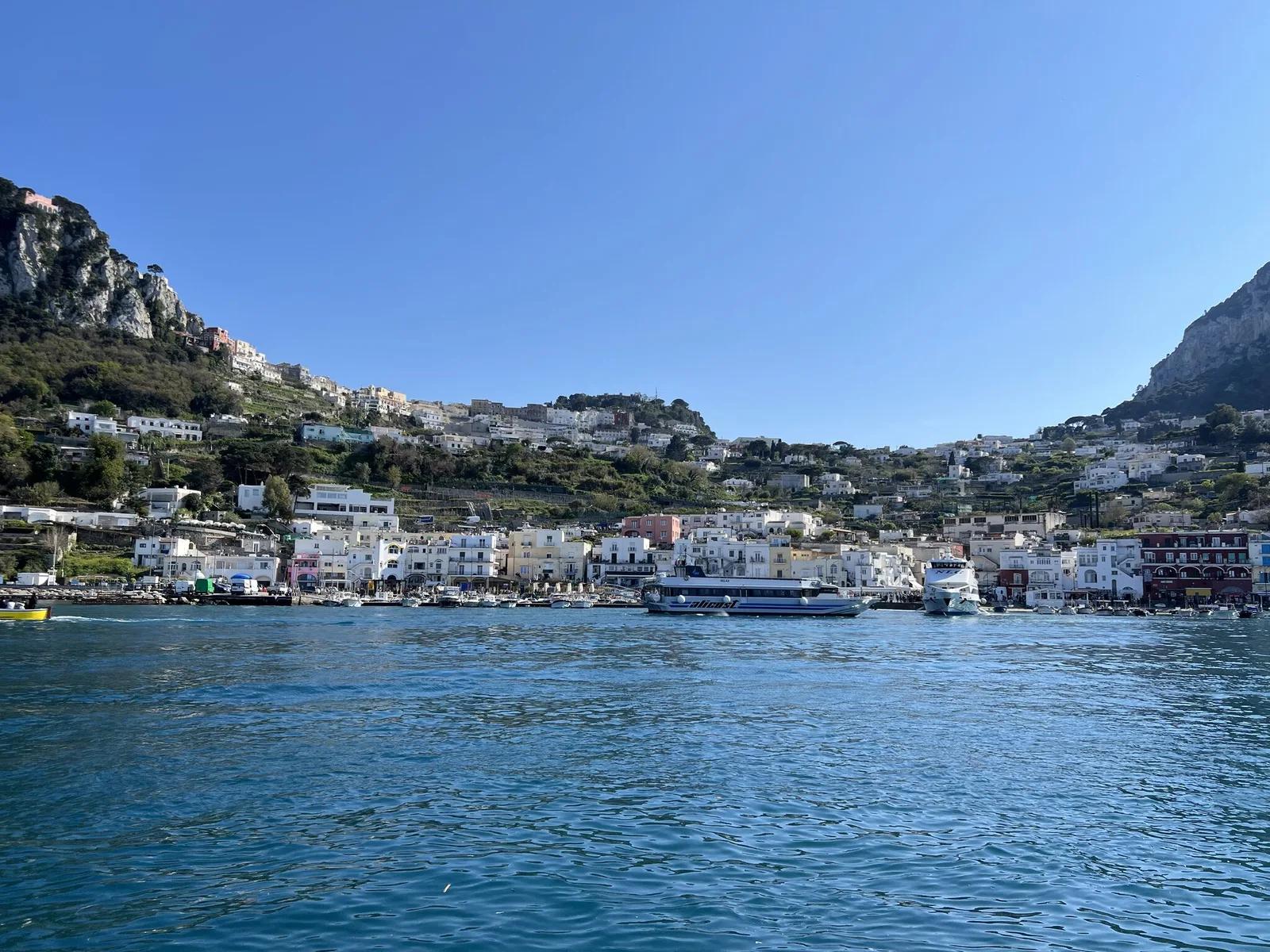 Harbor view from the water — Capri / Amalfi, President's Club Italy