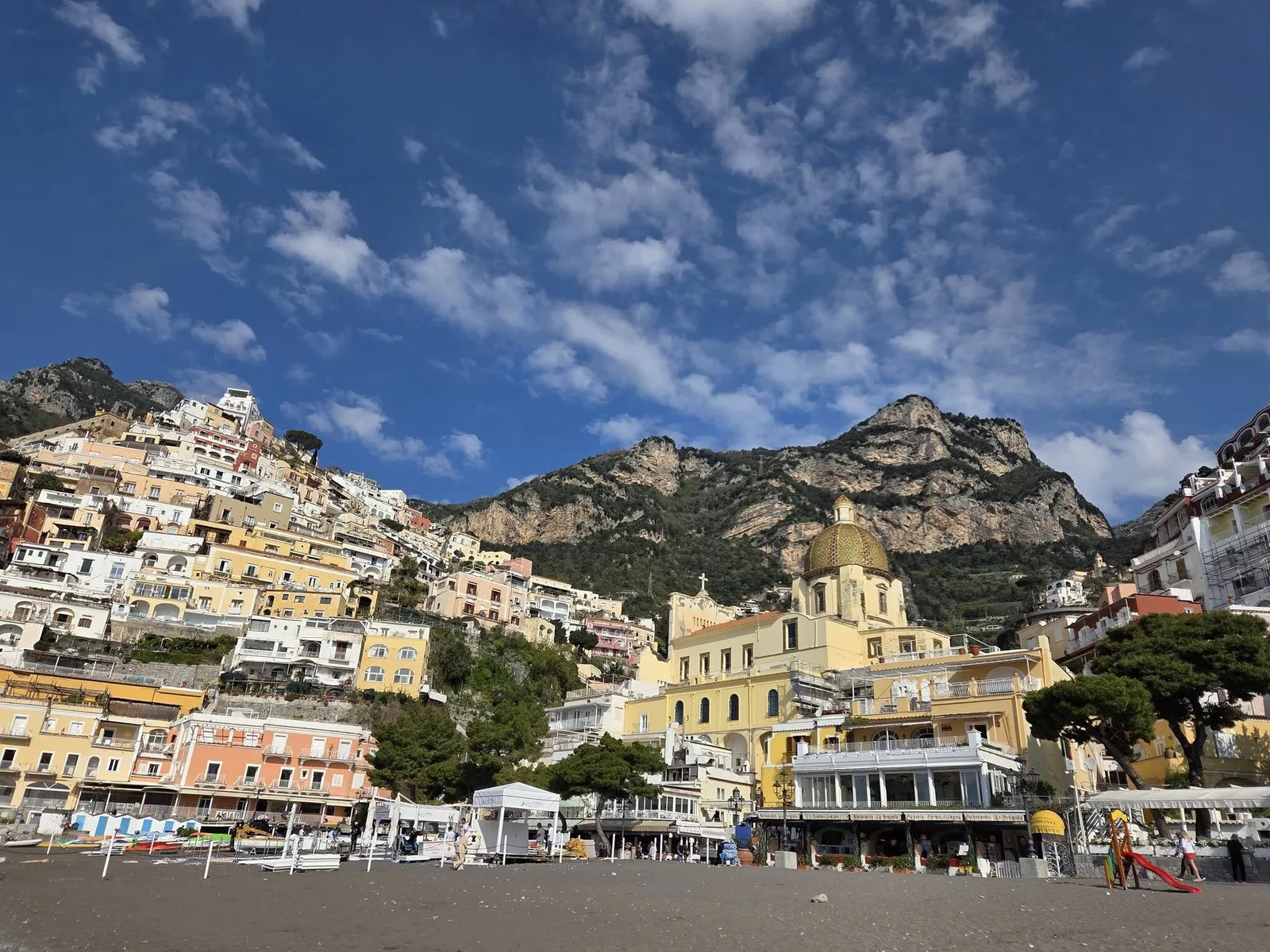 Positano hillside and beach — President's Club Italy