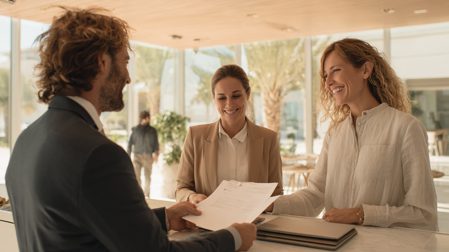 Realtor and client shaking hands with a notary present after a successful real estate closing, symbolizing trust and professional partnership. Realtor and client shaking hands with a notary present after a successful real estate closing, symbolizing trust and professional partnership.