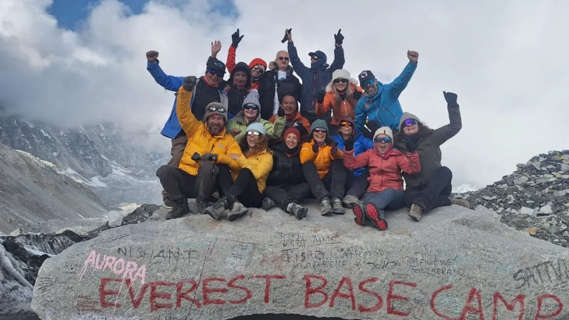 Fotografía de la expedición Campo Base del Everest