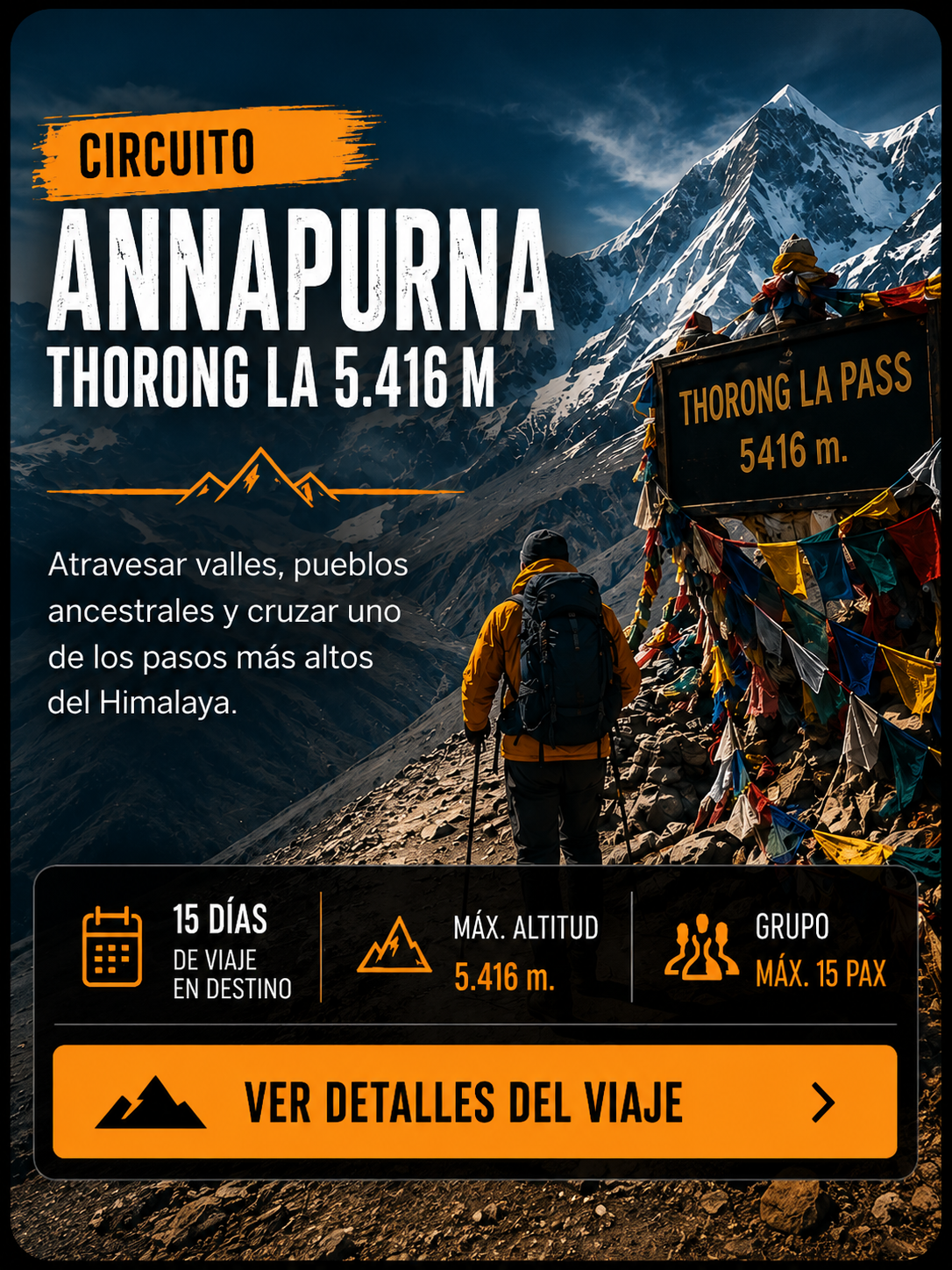 Circuito Annapurna · Thorong La 5.416 m