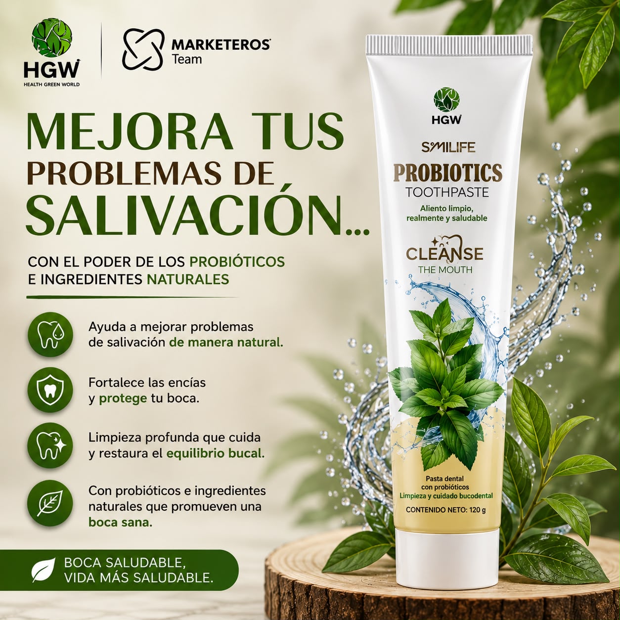 Crema Dental Probiótico