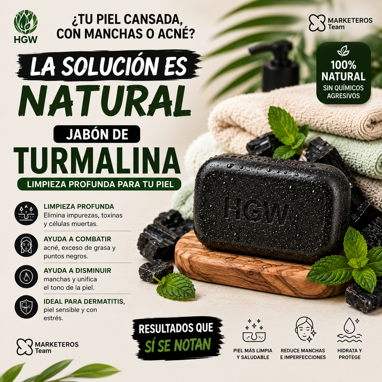Jabón de Turmalina